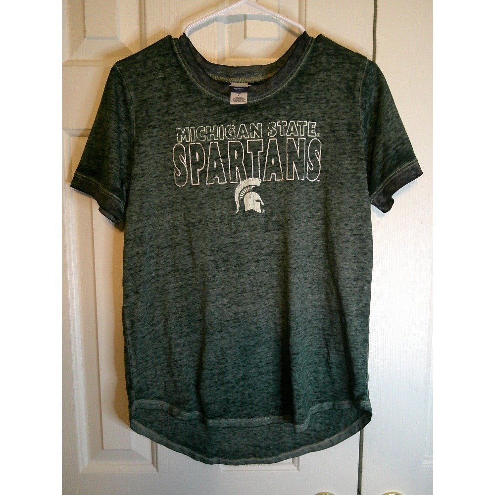 Bottom Drawers Michigan State‎ Spartans T-Shirt Ladies Green Large
